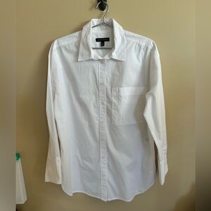 Banana Republic Classic White Button-Down Shirt
